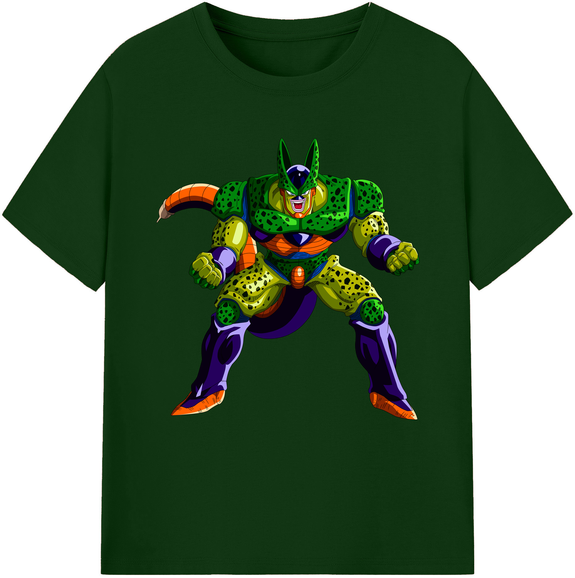 （画像用） ドラゴンボール セル DRAGON BALL Cell 綿100％半袖Tシャツ（フロントプリント）
